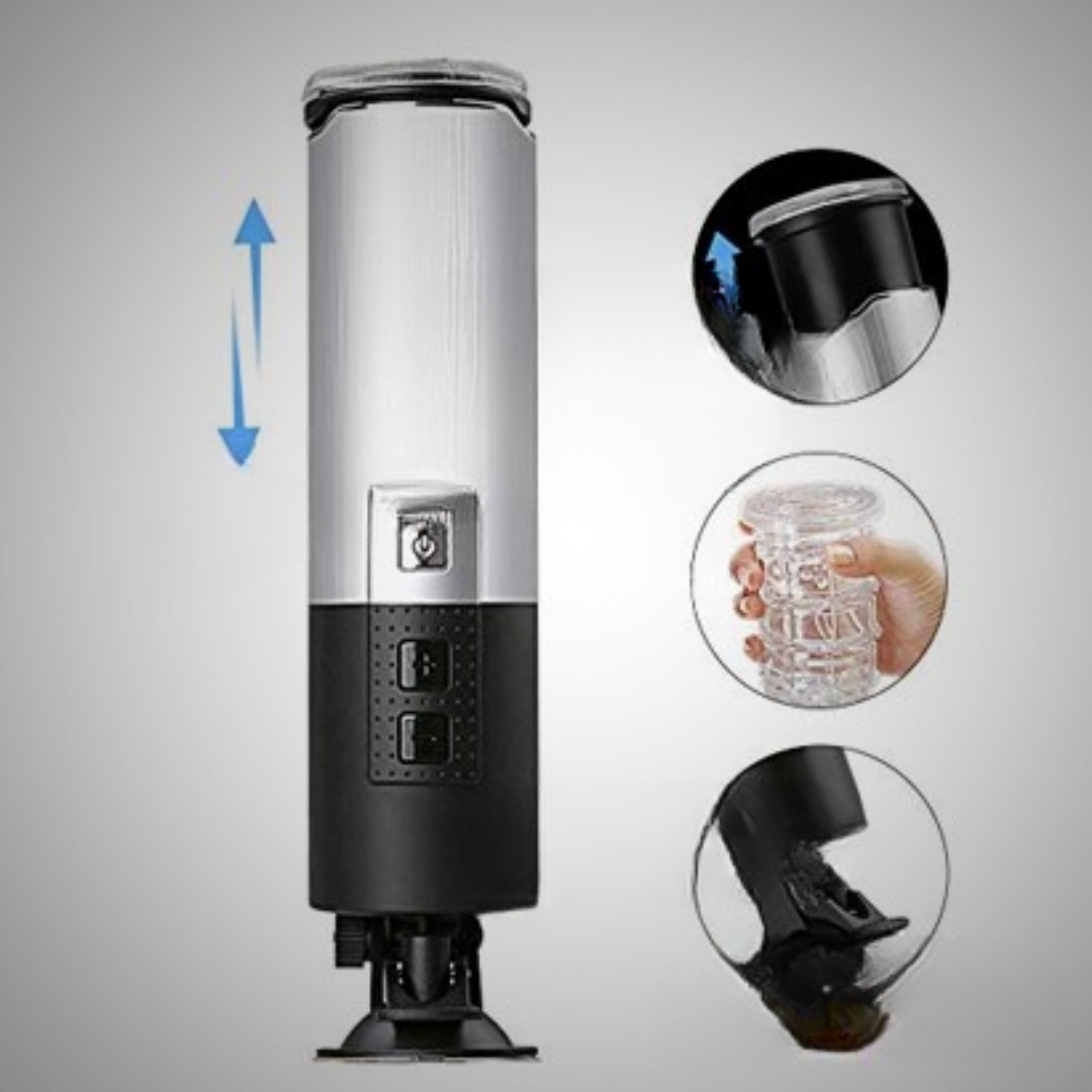 Latin Auto Piston USB Rechargeable Handsfree Masturbator