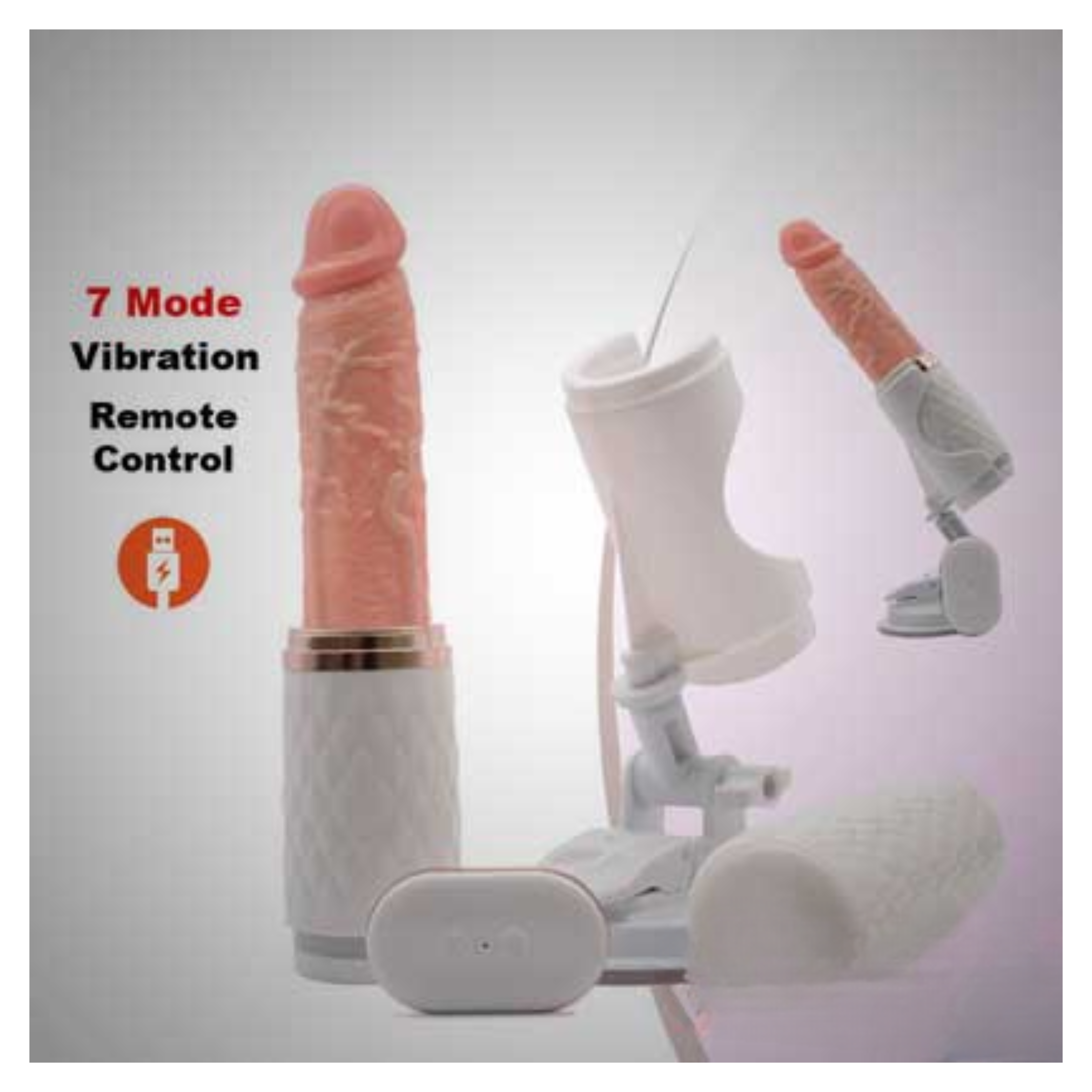 7 Modes Thrusting Hands free Sex Machine - Image 3