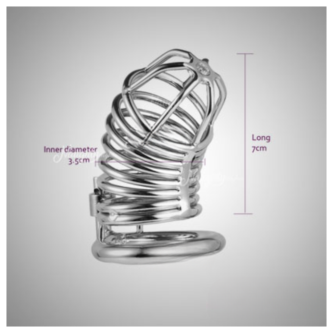 Spiral Chastity Cage For Men - Image 3