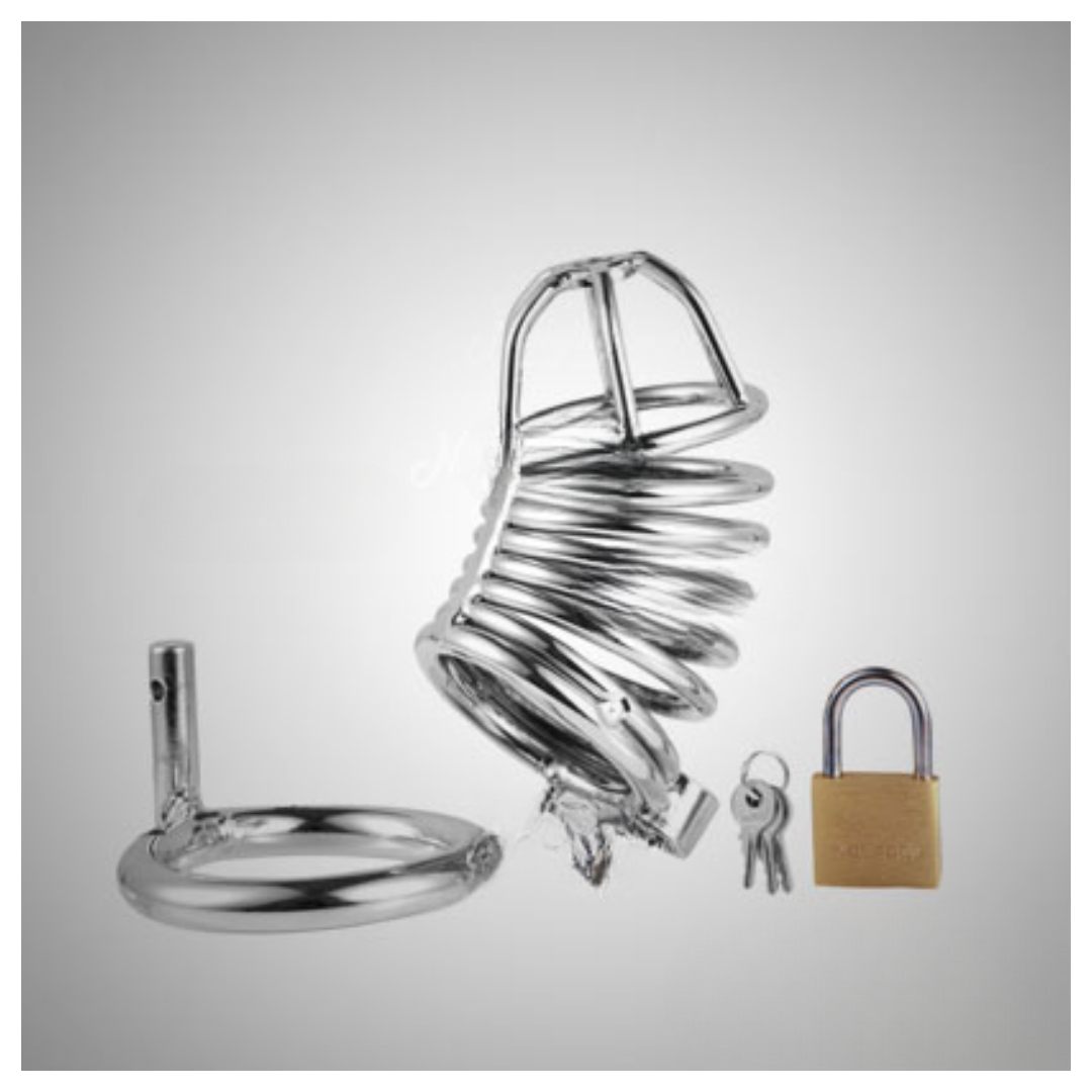 Spiral Chastity Cage For Men - Image 4