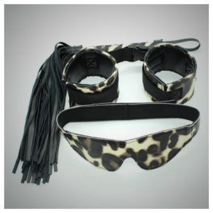 Leopard Print Bondage Set