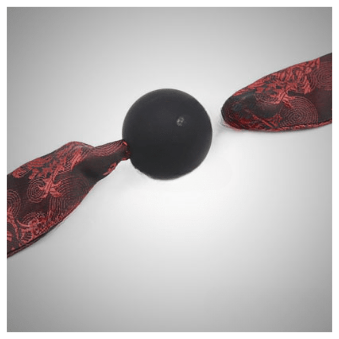 Premium Mouth Gag With Soft Nylon Folds - Image 3