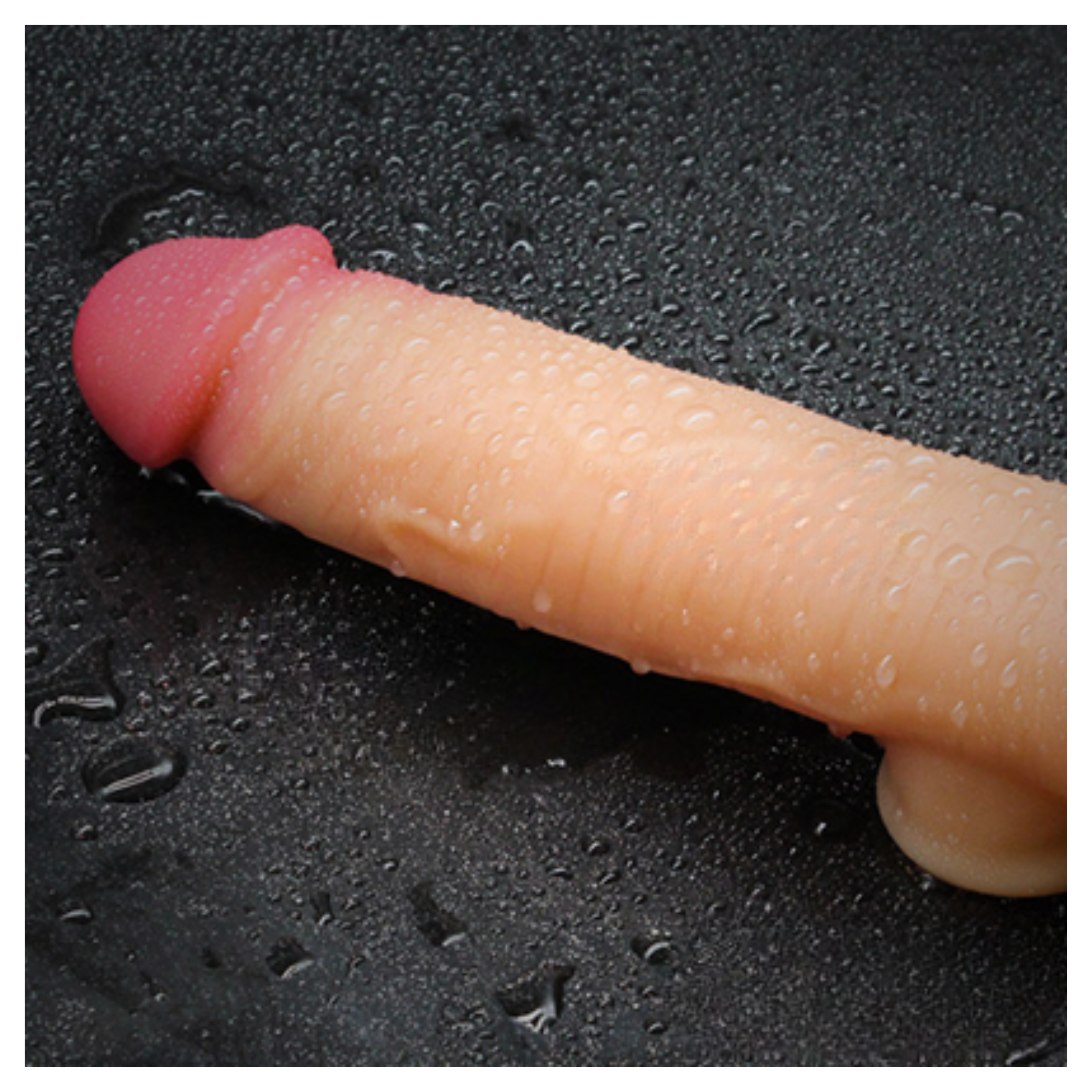 Silicon Penis Sleeve for Penis and Balls - Liquid Silicon - Image 2