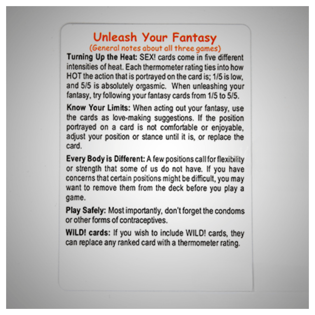 SEX! Sexual Position Cards - Image 6