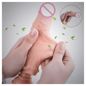 Soft Silicone Hollow Penis Sleeve With Hard Head