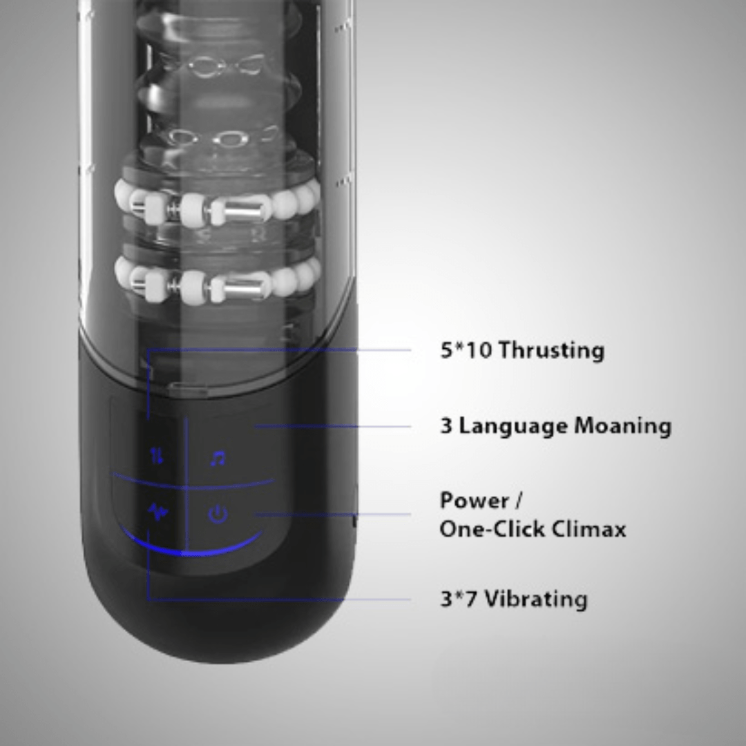 Joy Thrusting + Vibrating Masturbation Cup - Image 3