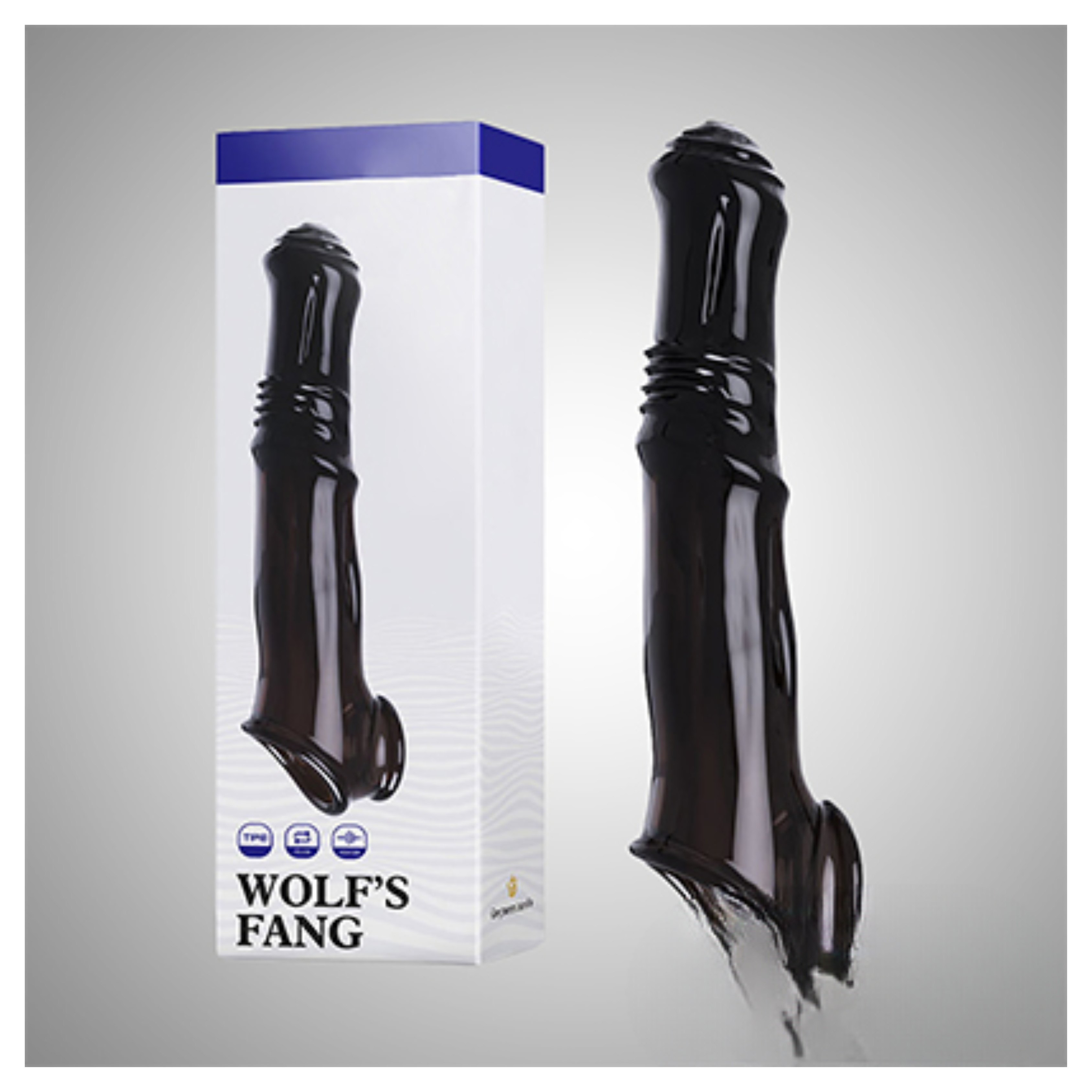 Wolfs Fang Penis Sleeve Black