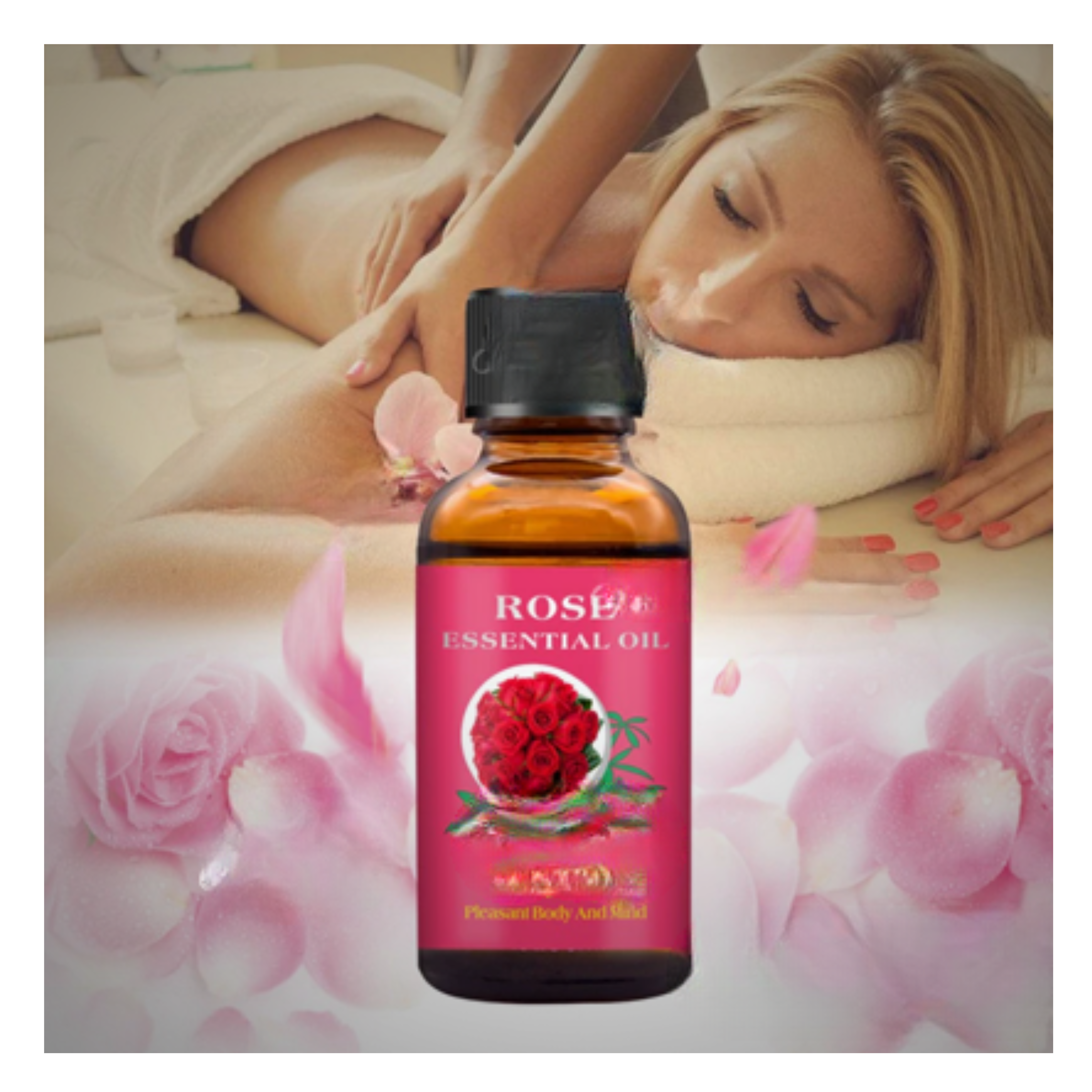 Rose Essential Sex Massage Oil - Image 3