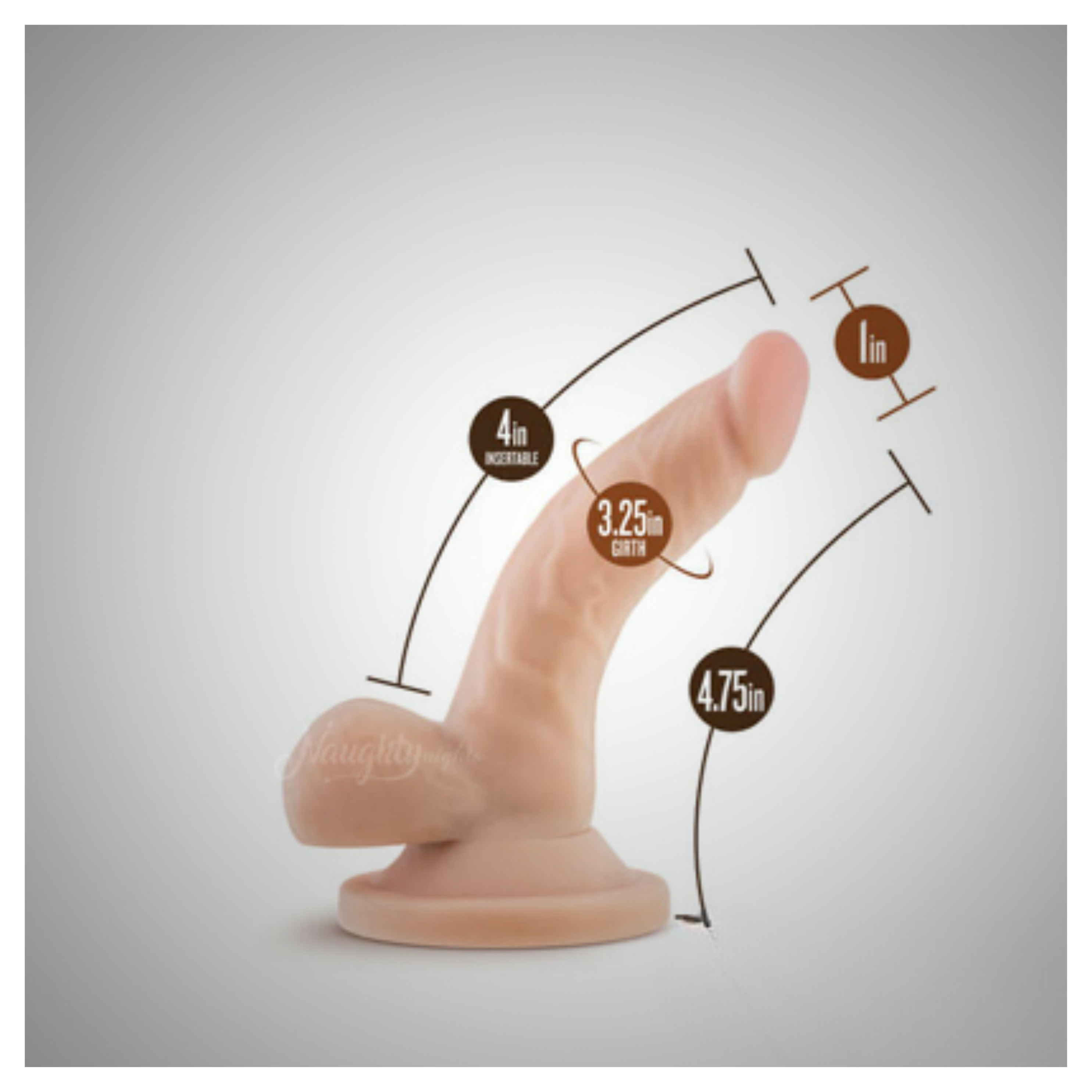 5 Inch Anal and Pussy Flexible C Shape Penis - Image 3