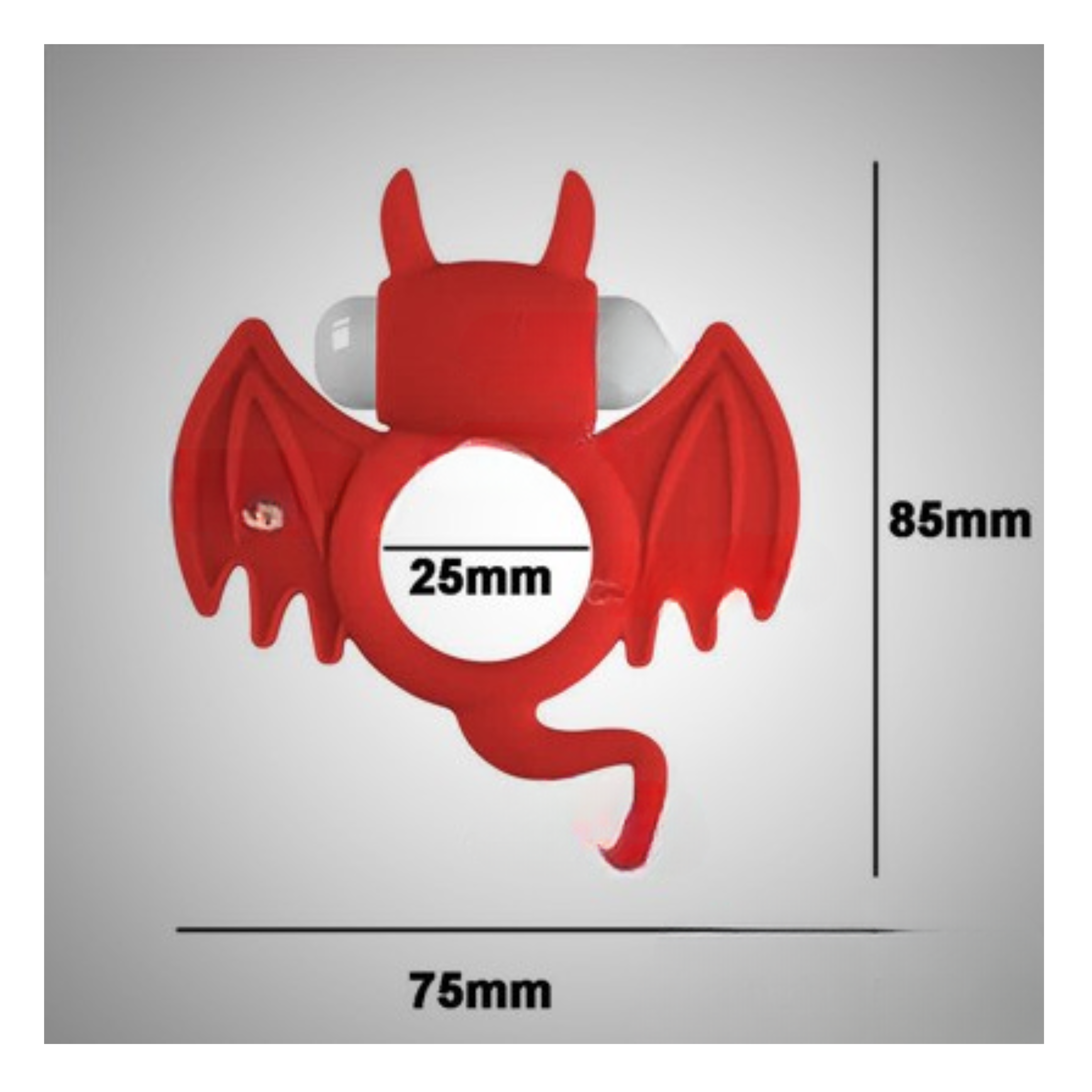 Bat Shape Vibrating Cock Ring For Delay - Image 2