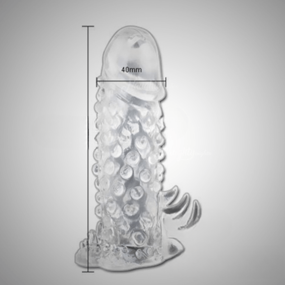 Crystal Condom With Big Dots - Image 2