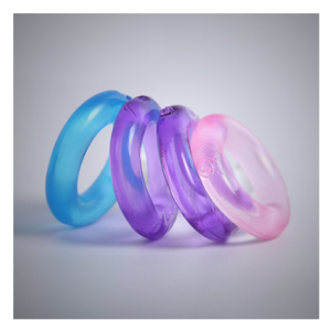 Premium Quality Silicone Time Delay Cock Rings Set of 4 PCS