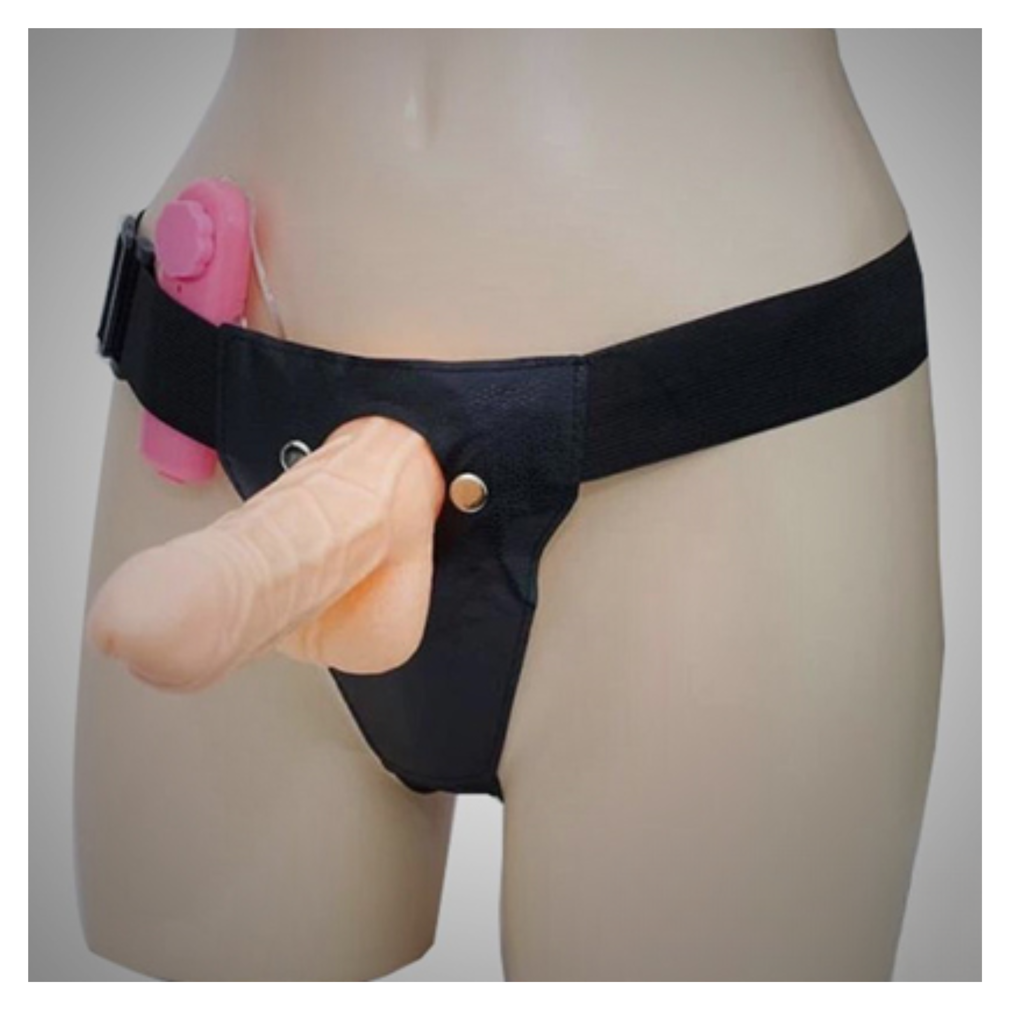 Hollow Strap On Dildo With Vibration - Image 4