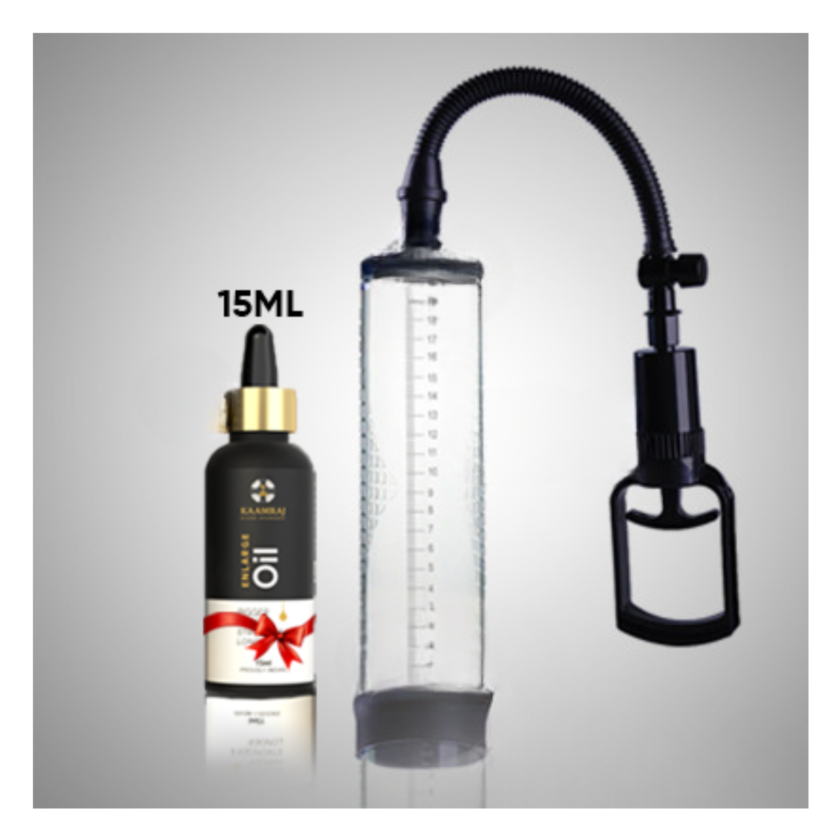 Penis Enlargement Pump With Enlarge Massage Oil