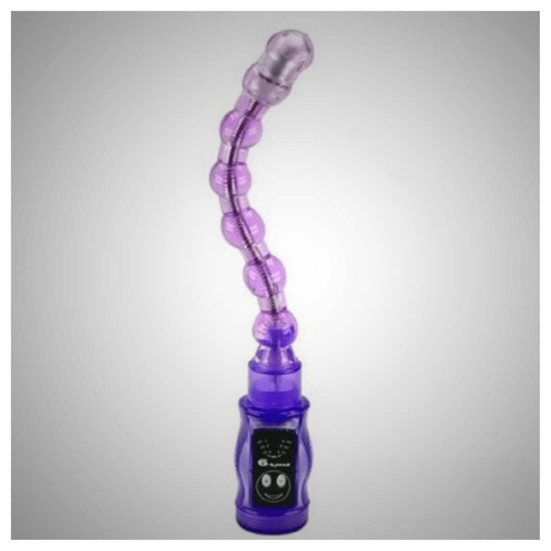6 Speed Vibrating Anal Beeds