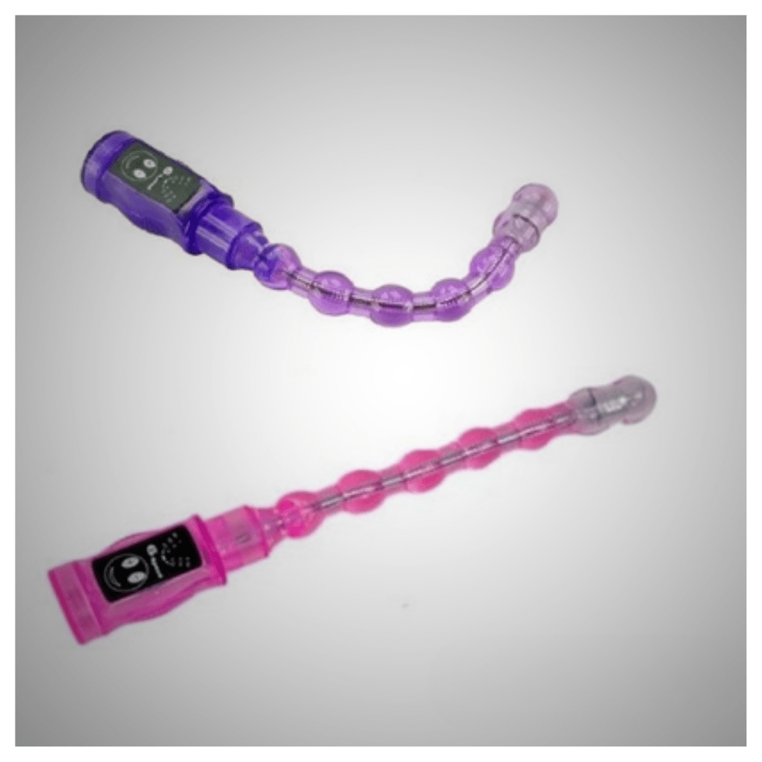 6 Speed Vibrating Anal Beeds - Image 3