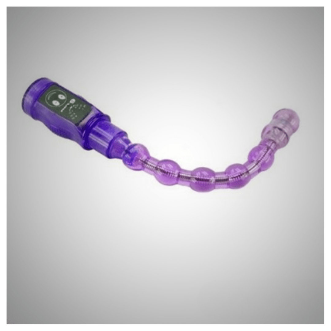 6 Speed Vibrating Anal Beeds - Image 6