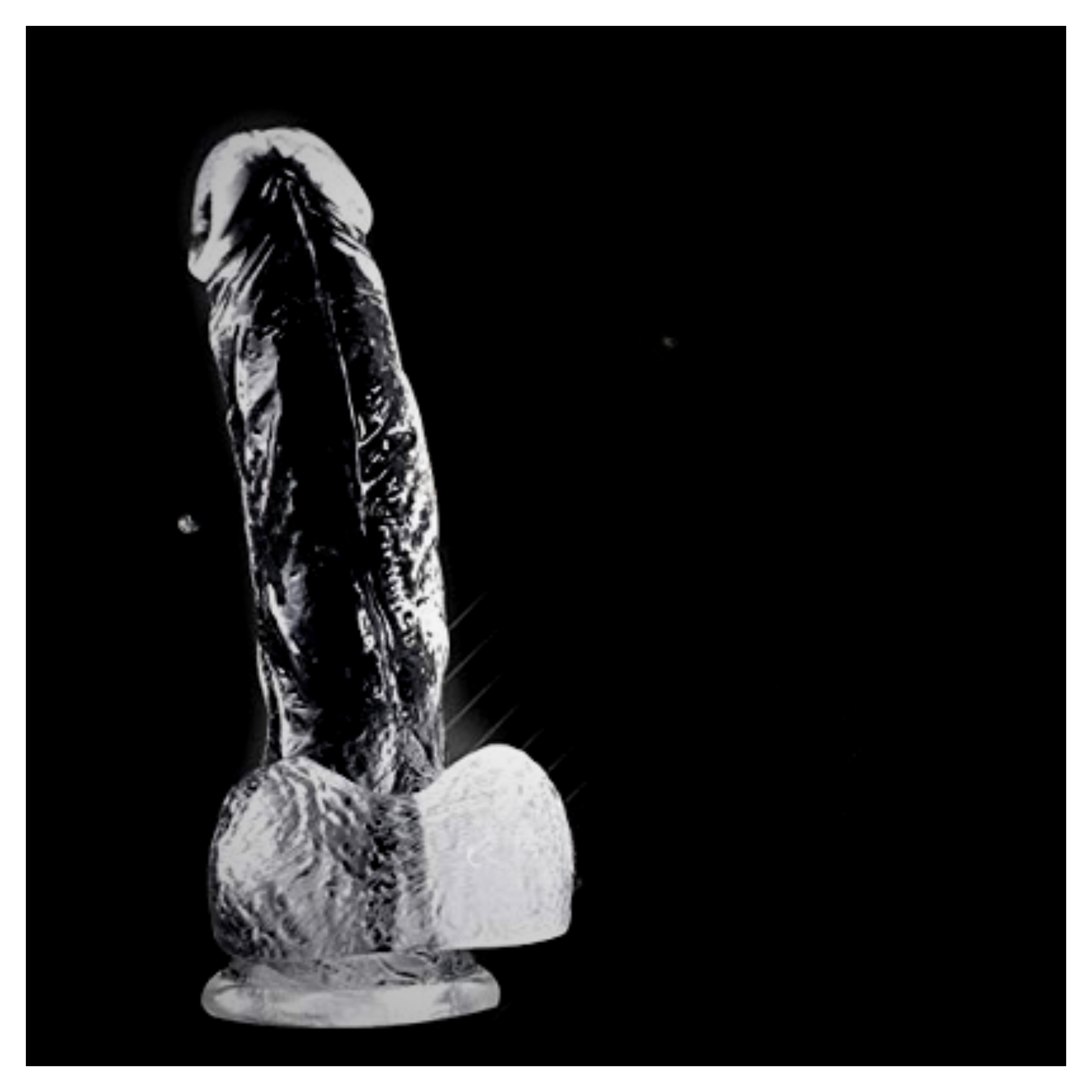 7 Inch Transparent Jelly Dildo With Belt - Image 4