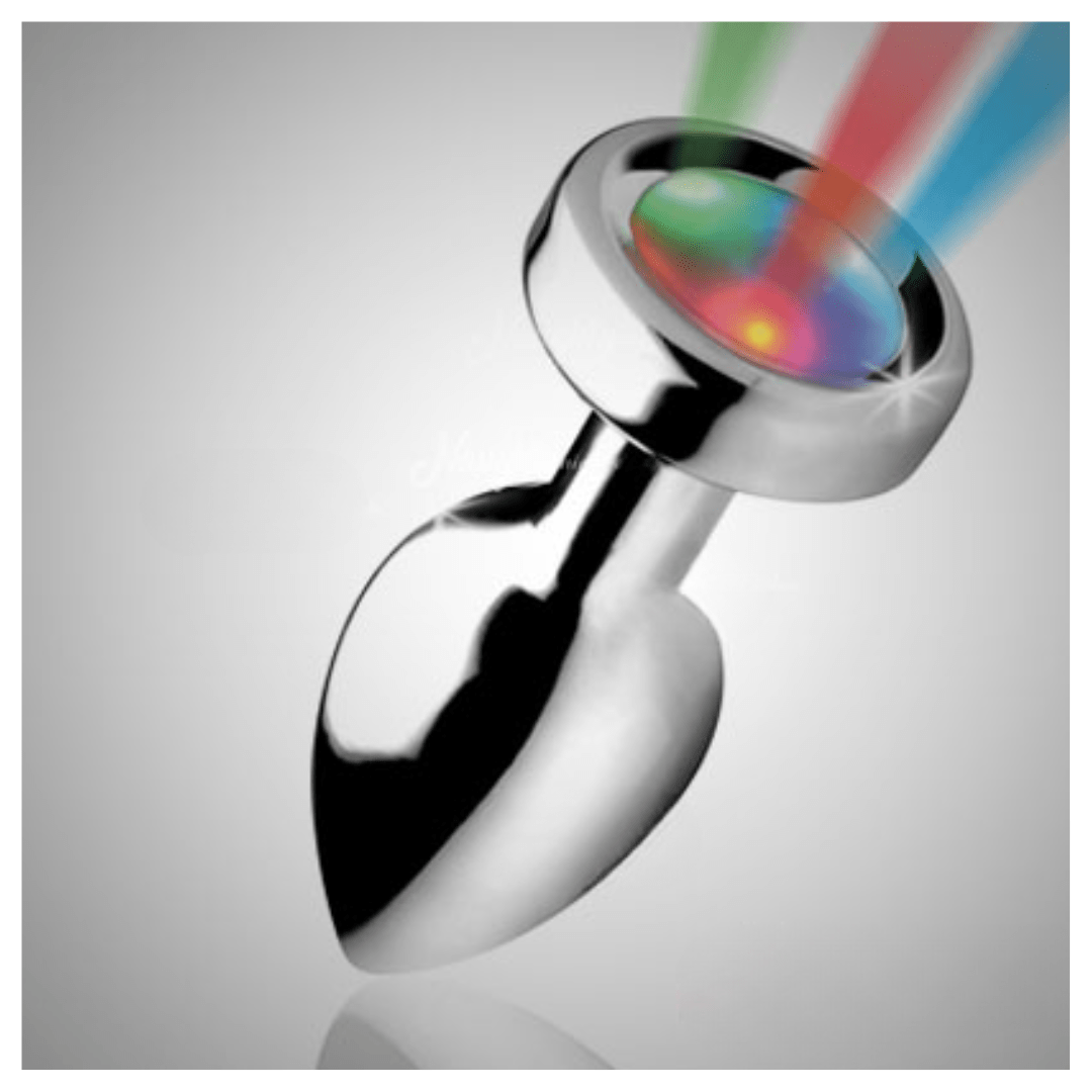 Diamond Anal Plug With LED lights