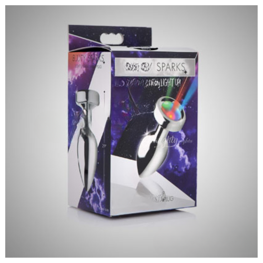 Diamond Anal Plug With LED lights - Image 4