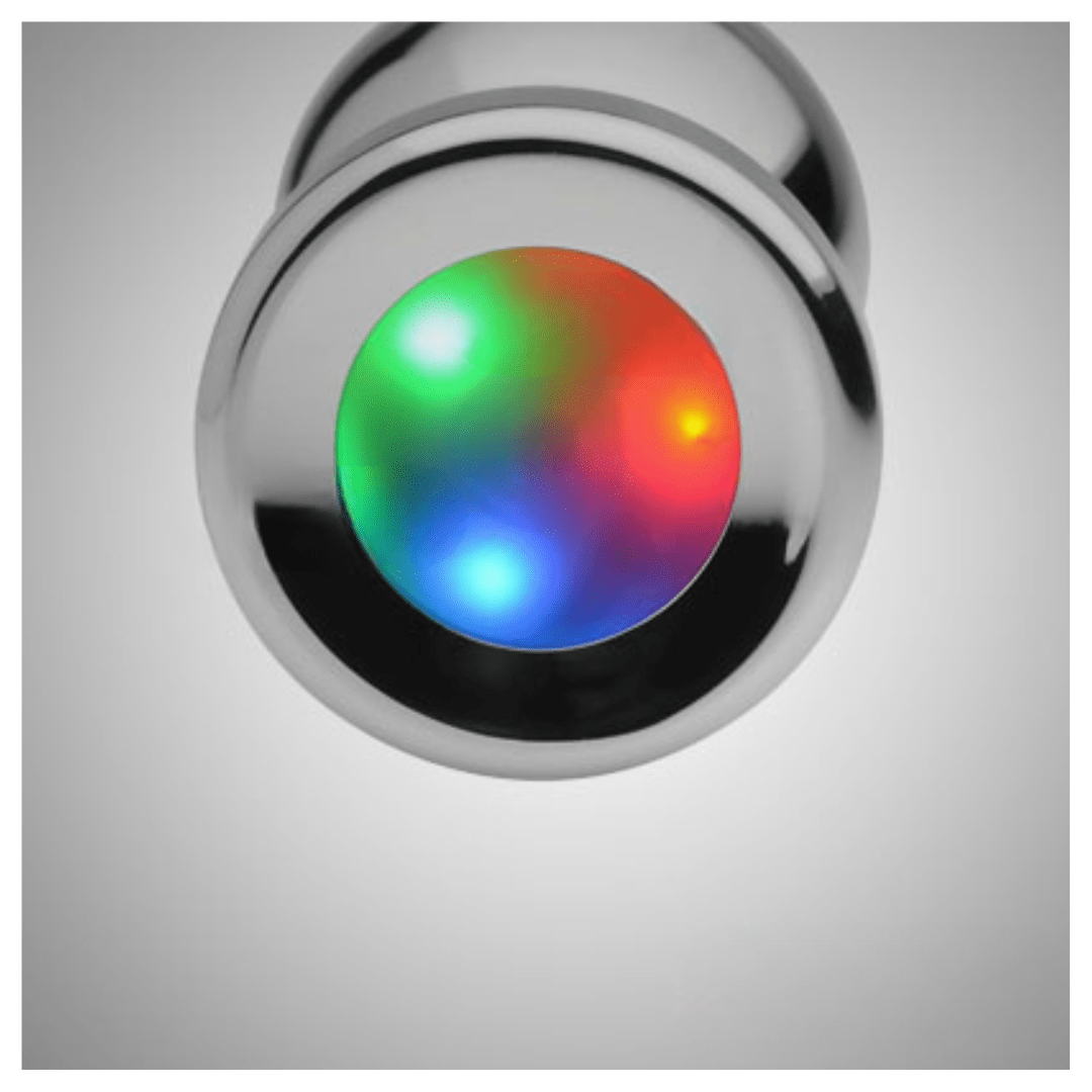 Diamond Anal Plug With LED lights - Image 5