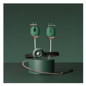 Vibrating Nipple Clamps + Choker