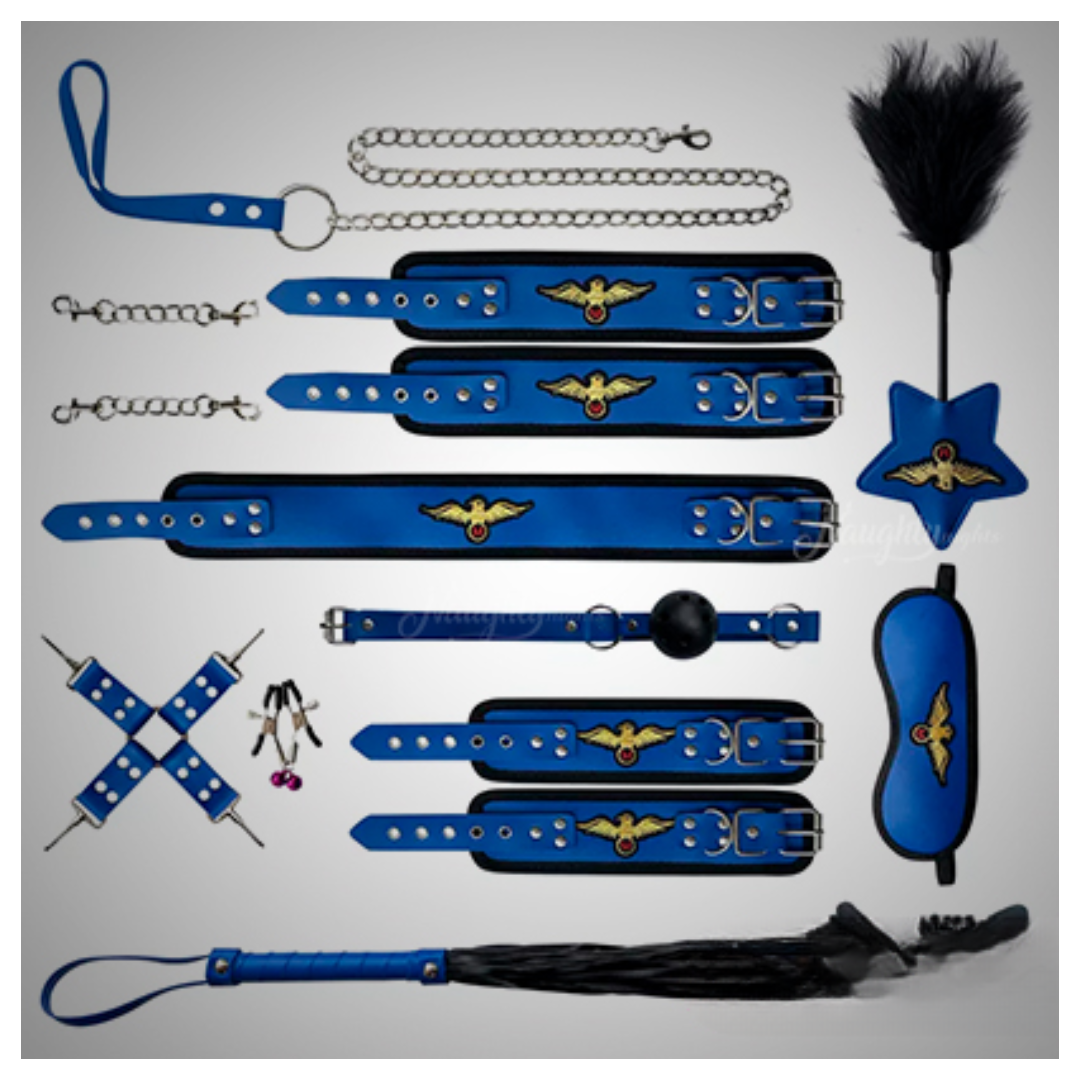 Yes Officer! Police Women Bondage Role Play Kit - 10 Piece