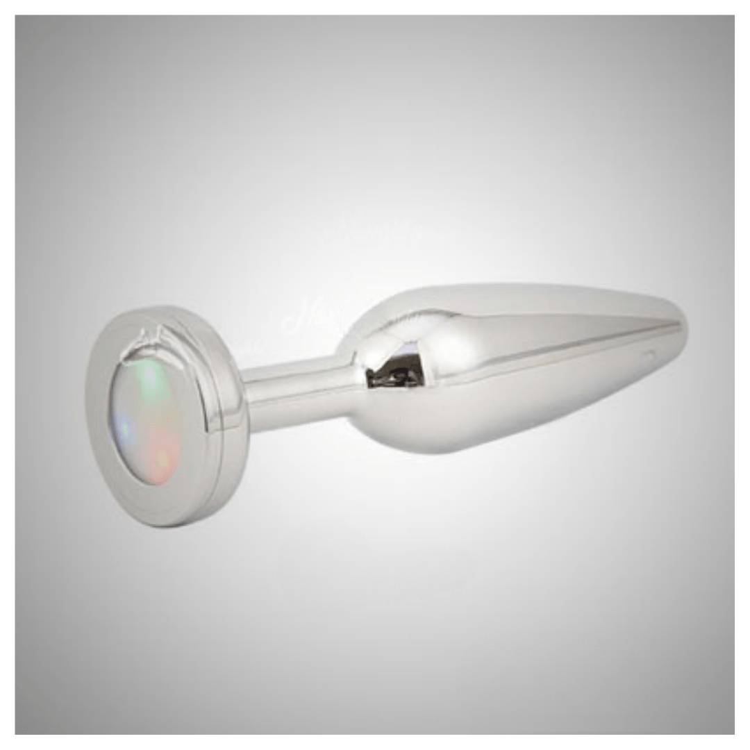Stainless Steel Beginners Butt Plug With LED