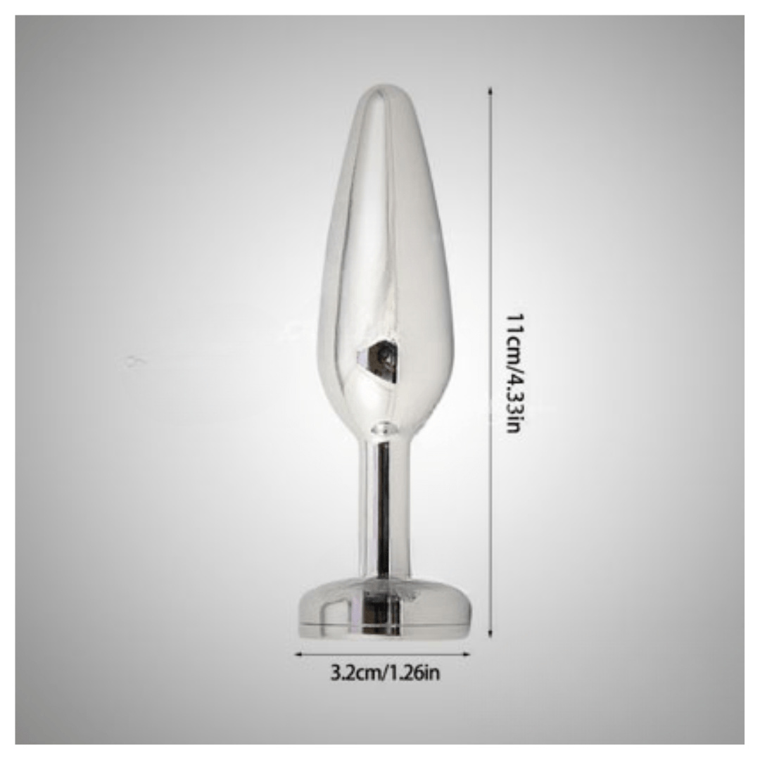 Stainless Steel Beginners Butt Plug With LED - Image 3