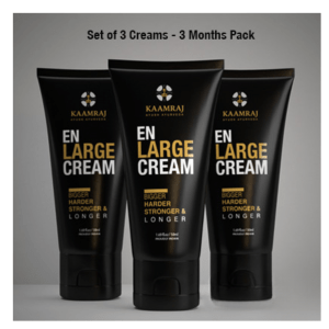 Kaamraj Enlarge Cream For Penis Enlargement-50ML (3 months Pack)