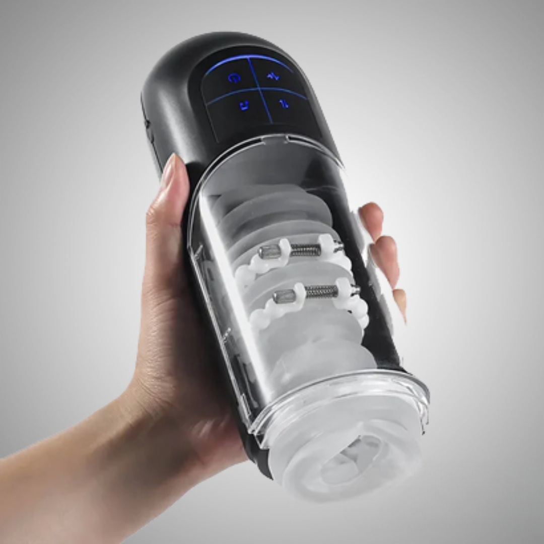 Joy Thrusting + Vibrating Masturbation Cup - Image 5