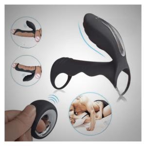 Premium Double Hole Vibrating Remote Control Cock Ring