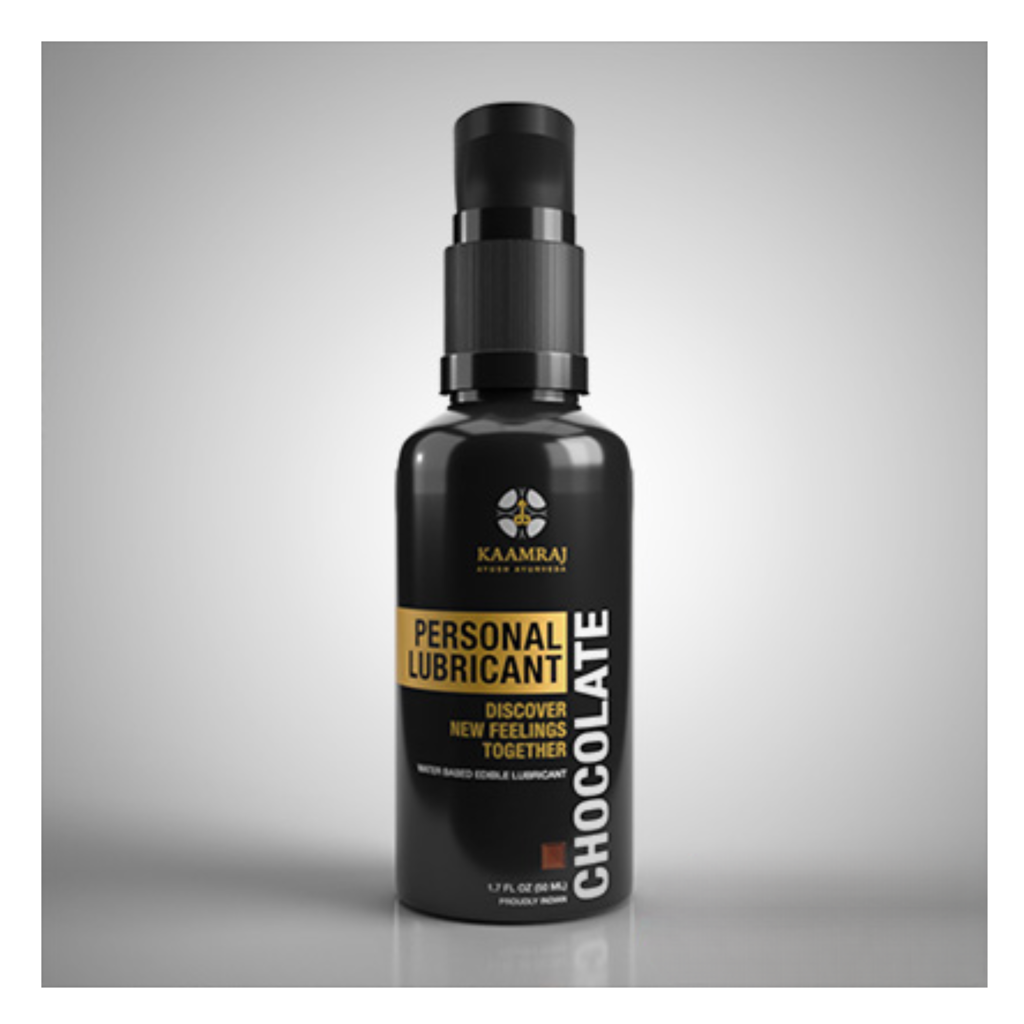 Kaamraj Chocolate Edible Water Based Lubricant - 50 ML - Image 2