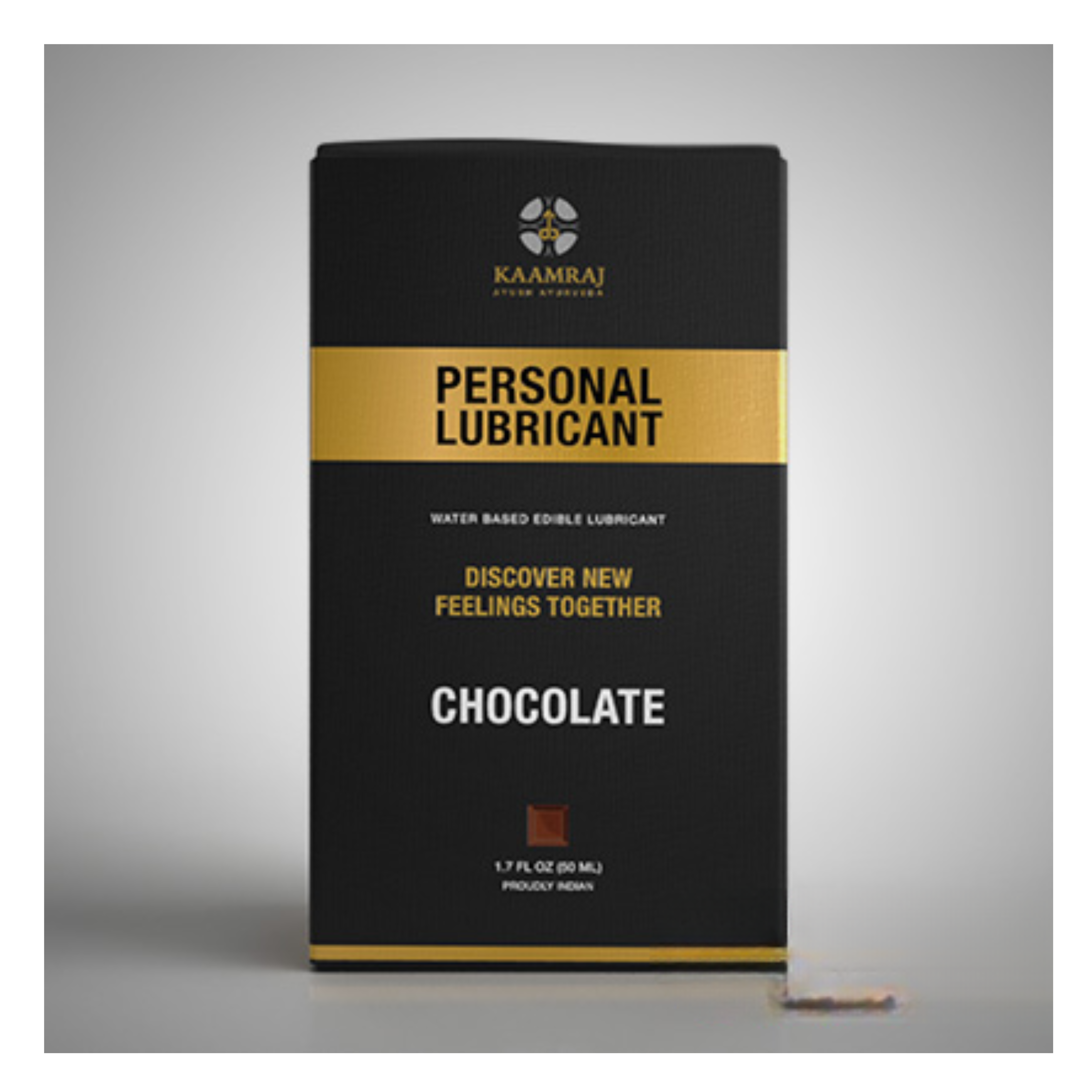 Kaamraj Chocolate Edible Water Based Lubricant - 50 ML - Image 3