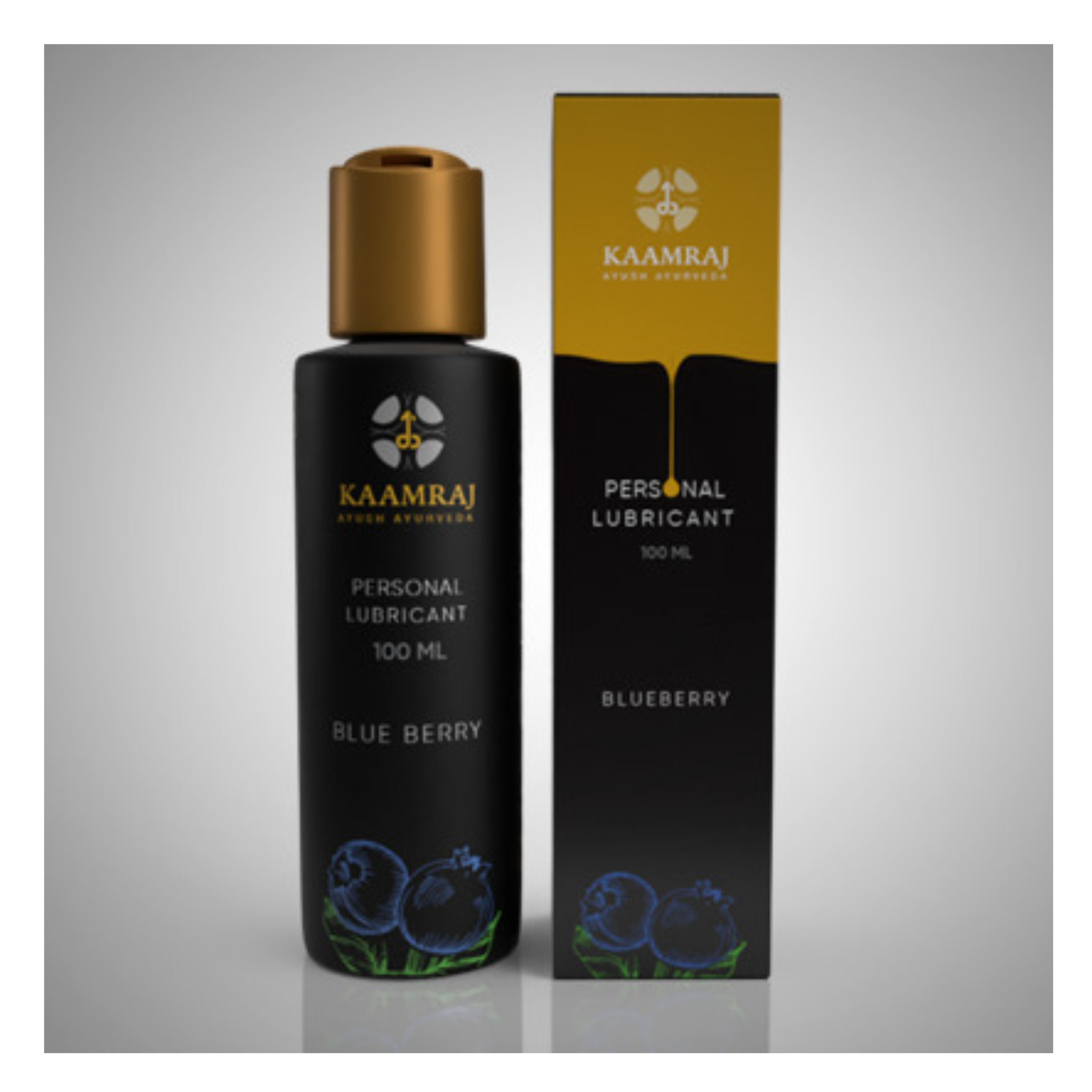 Kaamraj Blue Berry Lubricant - Water Based- 100 ML