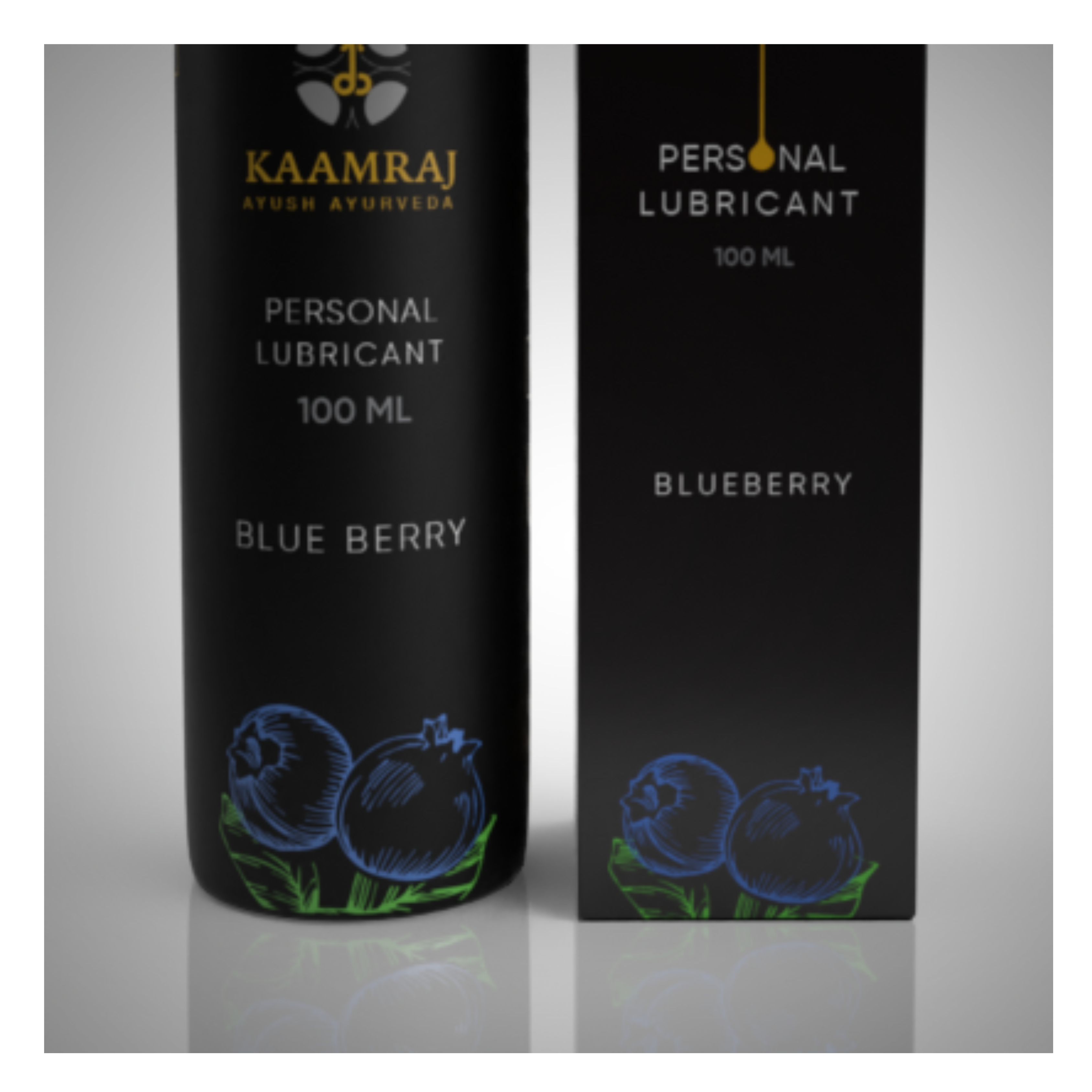 Kaamraj Blue Berry Lubricant - Water Based- 100 ML - Image 3