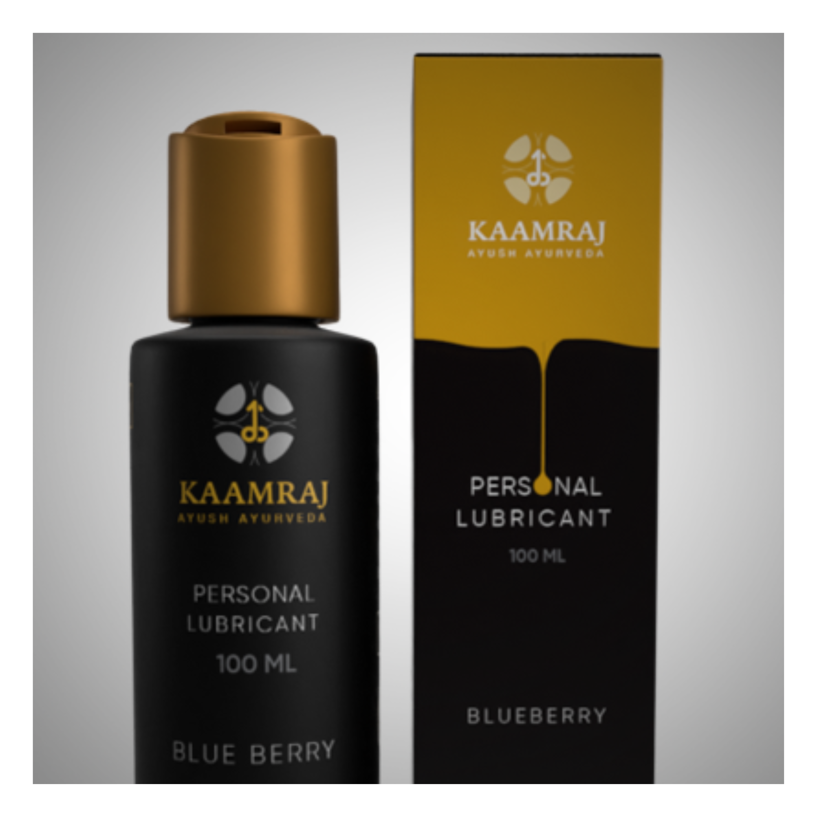 Kaamraj Blue Berry Lubricant - Water Based- 100 ML - Image 2