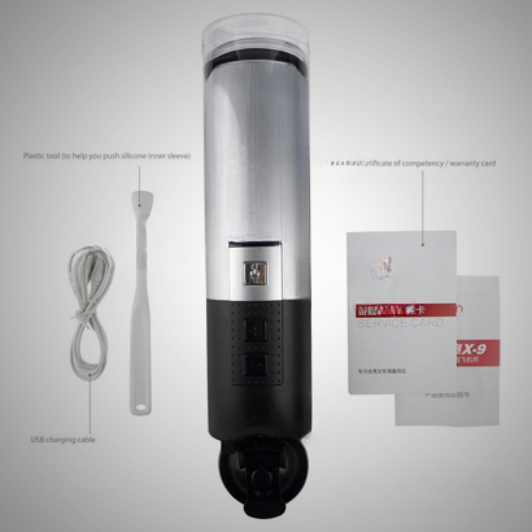 Latin Auto Piston USB Rechargeable Handsfree Masturbator - Image 6