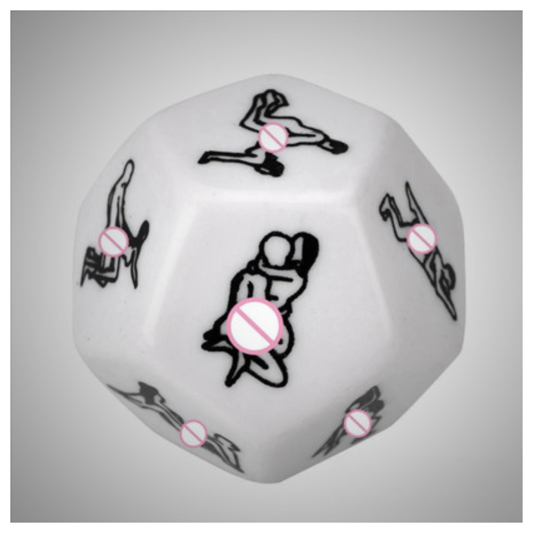 12 Sides Love Posture Sexy Romance Erotic Craps Adult Game Dice