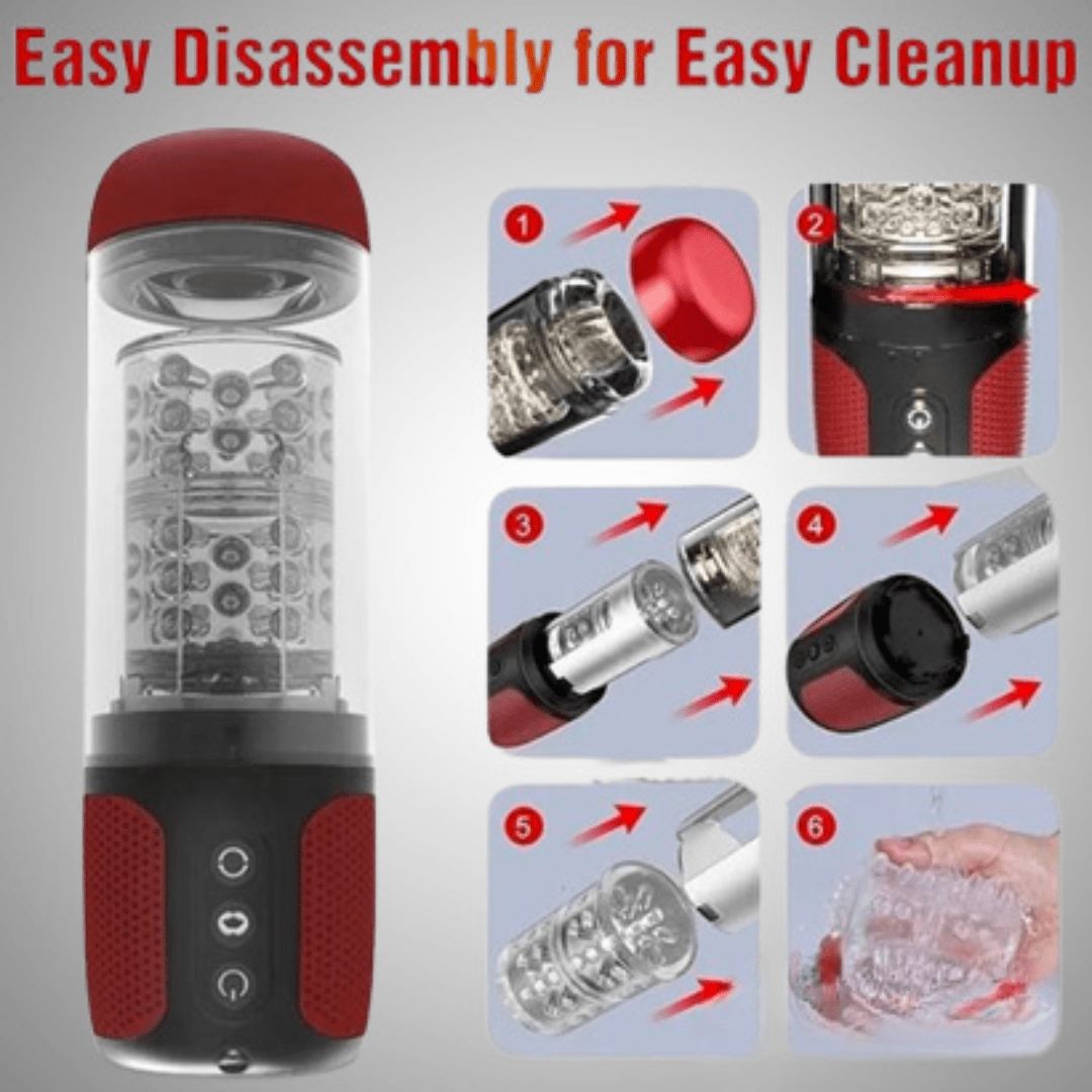 Shower Cup Suction Rotating Masturbator - Image 5