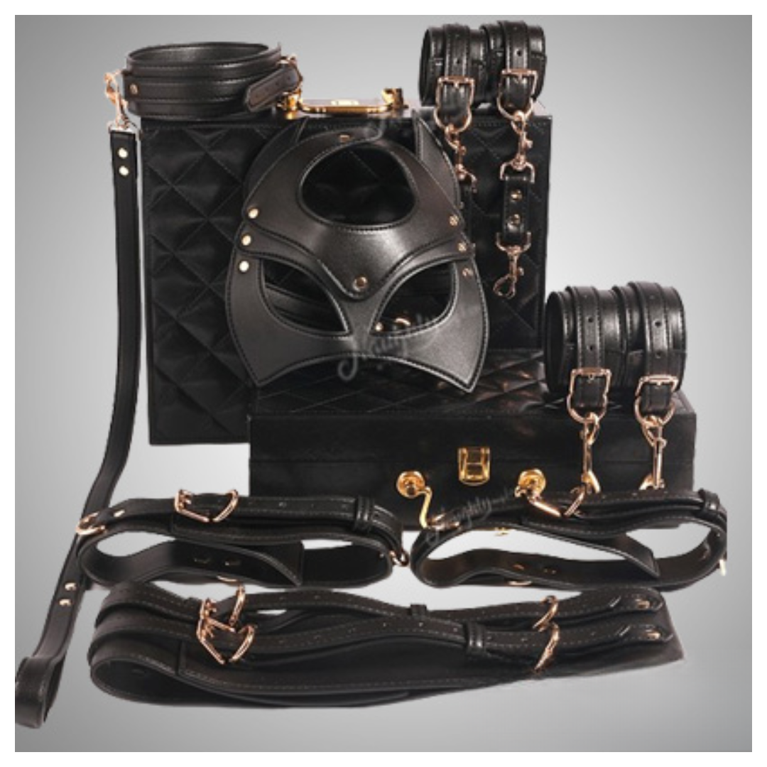 Sensual Suitcase Bondage Kit - 7 Piece