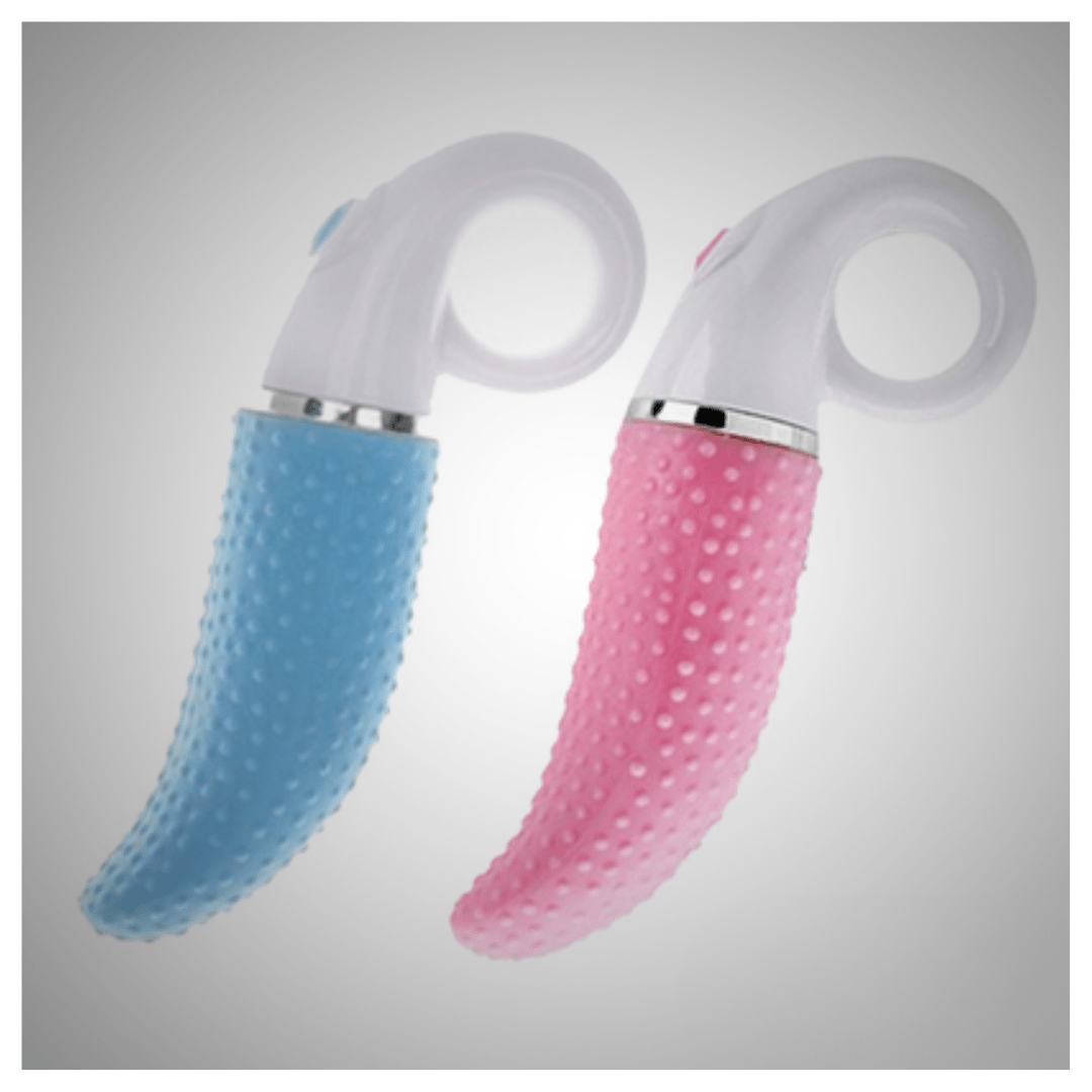 Tongue Shape Dotted Vibrator