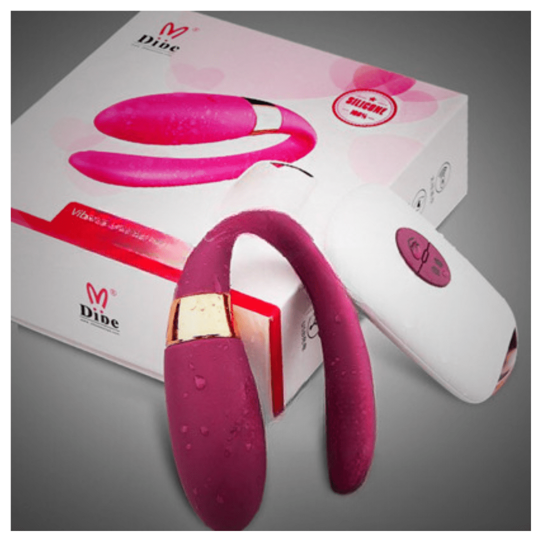 U-Shape Wireless Remote Waterproof Vibrator With USB Charging
