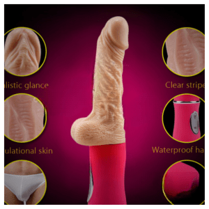 Ailighter Vibrating Thrusting Dildos USB Rechargeable