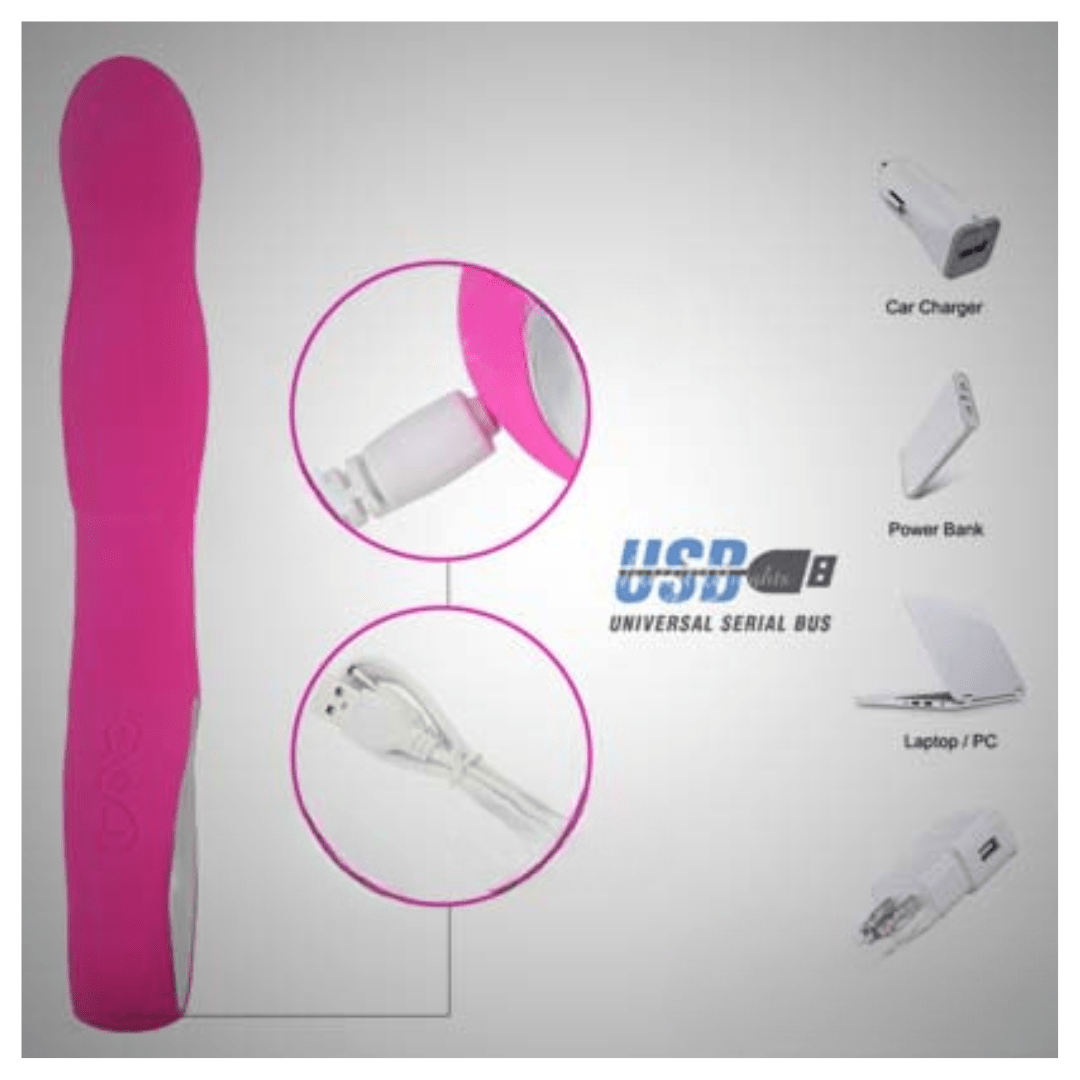 Luxury Rechargeable Erotic Vibrator - Image 3