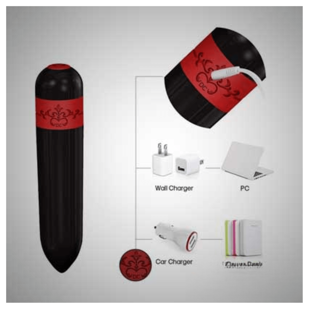 USB Charging Remote Controlled Vibrating Bullet Panty Vibrator - Image 2