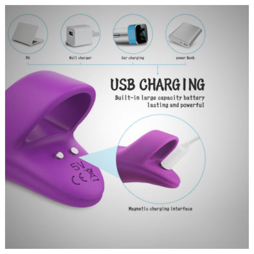 USB Charging Multipurpose Finger Vibrator - Image 3