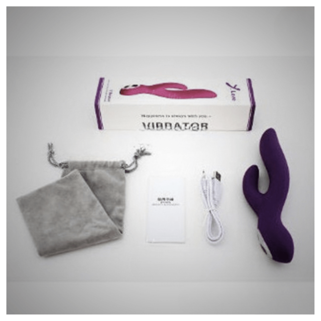 7 Speed USB Rechargeable Clitoris Stimulator Rabbit Vibrator - Image 2