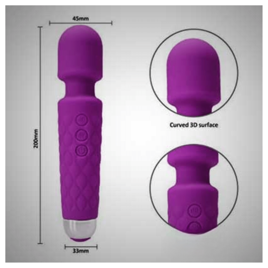 Fairy Wand USB Rechargeable Vibrator For Women - Image 2