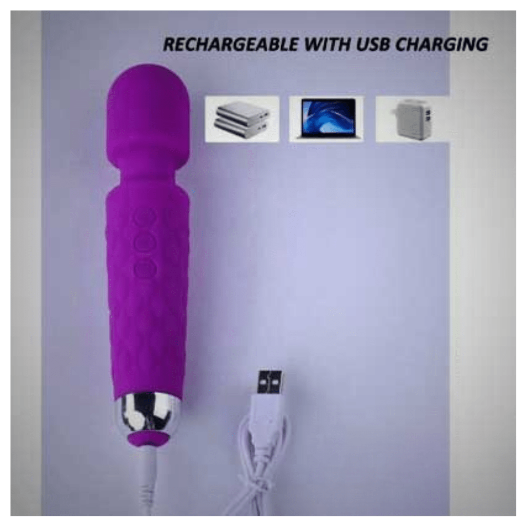 Fairy Wand USB Rechargeable Vibrator For Women - Image 4